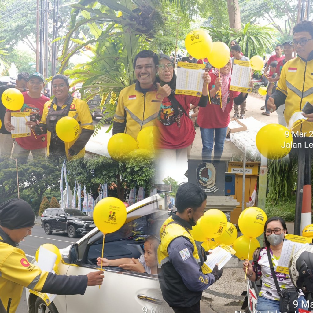 Berbagi Balon Driver Maxim